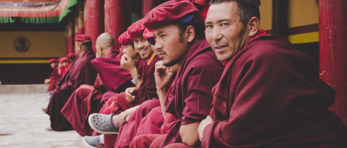 The Gompa monks