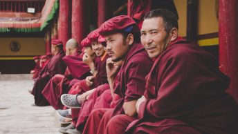 The Gompa monks