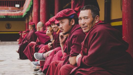 The Gompa monks