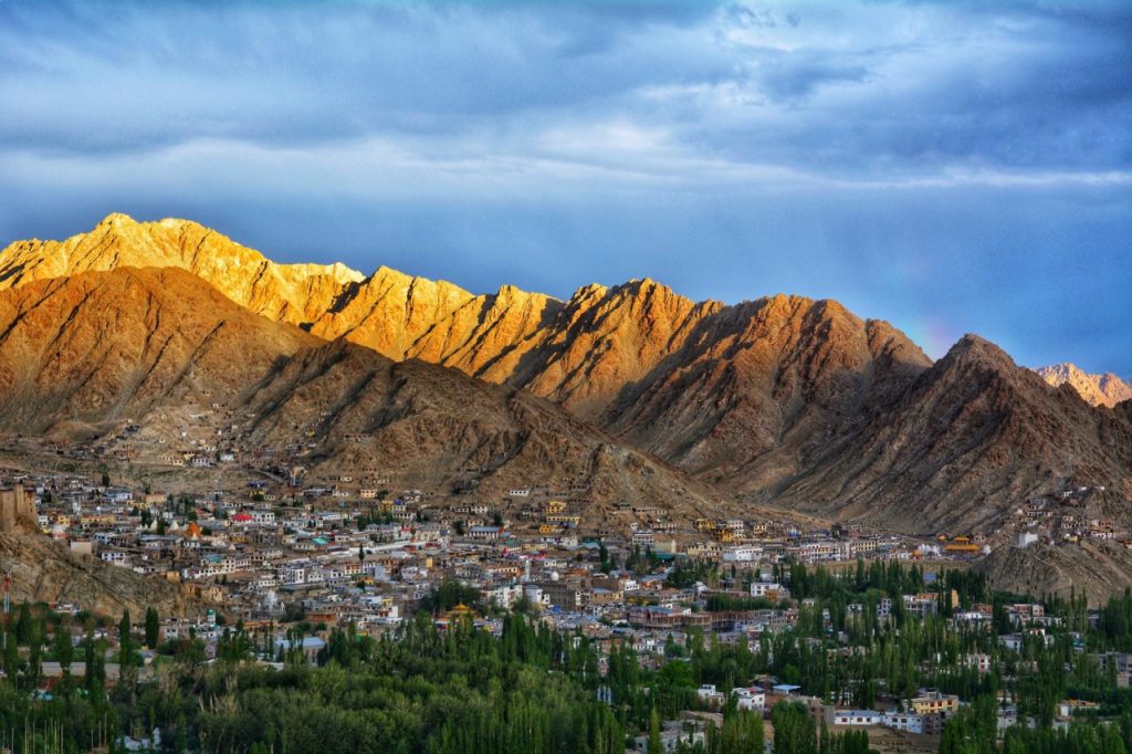 Leh City View from top 